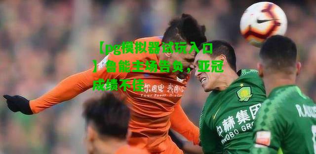 鲁能主场告负，亚冠成绩不佳